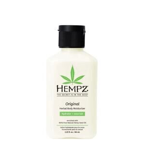 2 Hempz 2.25 fl oz Travel-Size Original Herbal Body Moisturizer Banana Scent b1